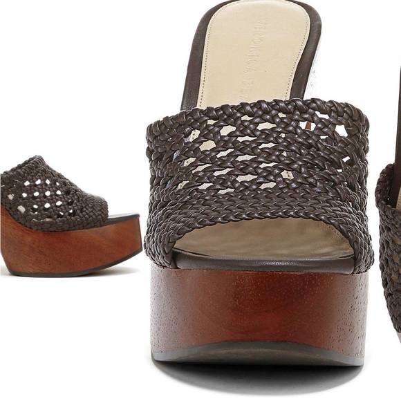 1 hour sale. 💎 Veronica Beard, platform sandals - Picture 2 of 11